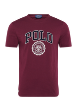 Polo Ralph Lauren - Custom Slim Fit Logo T-Shirt - Marškinėliai trumpomis rankovėmis - Burgundiška splava