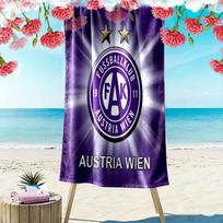 FK Austria Wien Print Beach Towel, Large Soft Quick Dry Towel for Beach Camping Swimming 70cmx140cm(27x55inch) blue