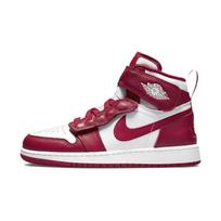 Air Jordan 1 High FlyEase GS Cardinal Red Kids Sneakers White DC7986-601 38 brown