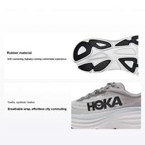 HOKA Bondi 8 2E Plati Shark Grey Vyriški sportbačiai Mist-Grey 1127953-SHMS 43⅓ white