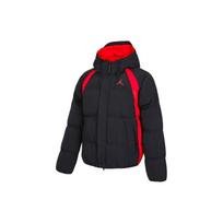 Jordan Logo Print Zip-Up Cotton Hoodie Men Tops Black DX6596-010 M