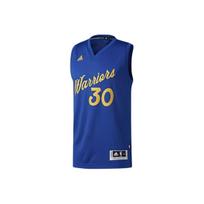 Adidas NBA Stephen Curry Casual Basketball Jersey Christmas Edition No. 30 Men Tops Blue BT8422 XXL blue