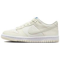 Nike Dunk Low SE GS Sail Croc Vaikams Sportbačiai Kreminės Baltos Juodos FV7472-100 38.5 white