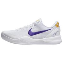 Nike Kobe 8 Protro Lakers Namų Unisex Kedai Balti Teismo Violetiniai Universitetiniai Auksiniai HF9550-100 48.5 white