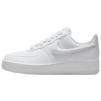 Nike  Air Force 1 07 White Puffy Swoosh Women Sneakers Black Metallic-Gold HF2014-100 37.5 white