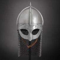Viking Norman Helmet Handmade Medieval Armor Replica for LARP, Cosplay, Renaissance Fair Collectors Norse Warrior Helm