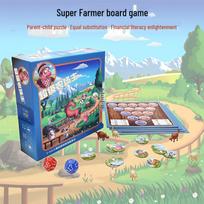 Super Farmer: Interactive Educational Board Game for Kids and Parents blue