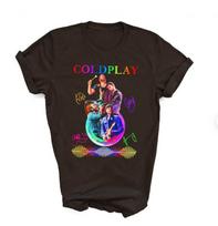 Kolekcija ColdPlay Grupės Dovana Gerbėjui Marškinėliai Juodi Visų Dydžių Unisex Unisex Marškinėliai XXXL black