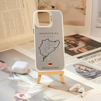 Phone Case For iPhone 17 16e 16 15 14 13 12 11 Germany Pro Max X XR 8 7 Air Plus Anti Fall Matte Back Cover Nurburgring Runway iphone 16 ProMax gray