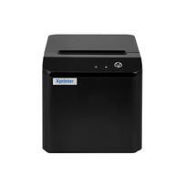 Xinye XP-T80Q Thermal Printer: 80mm Automatic Paper Cutter for Restaurant & Kitchen Use USB Port + 1 Roll Print Paper gray