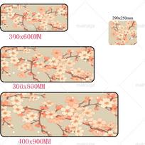PC XXL Cherry Blossom Flower Gaming Mouse Pad Laptop Office Carpet Gaming Keyboard Computer Desk Mat for PC Laptop x 800x400x2mm
