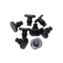 50 vnt. 4 mm laistymo galinis kamštukas Sodo laistymo sistemos 1/4 colio žarnos uždarymas 4 / 7 mm kamštukas Sodo įrankių priedai 1/4'' black