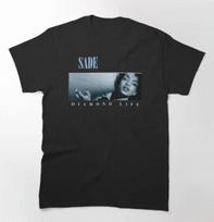 Sade Diamond Life Vintage Black Women T-shirt Tops Tees Unisex L gray