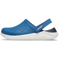 Crocs LiteRide Unisex Blue Round Toe Lightning Clogs 204592-4SB 36-37 gray