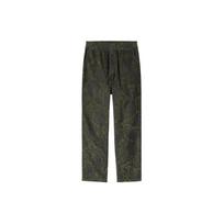Carhartt WIP SS24 Flint Pant Zipper Fly Square Label Long Corduroy Casual Pants Men pants Green I029443-1SB-02 S