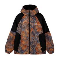 Carhartt WIP FW25 Xander Jacket - Tree Camo/Black Zip-Up Hooded Long Sleeve Comfortable Jacket Unisex jackets A252006-3KFXX S