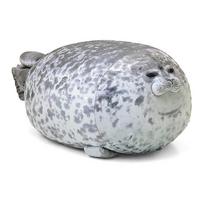 Plush Seal Pillow, Soft Cute Round Chubby Blob Throw Seal Plush Pillow