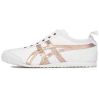 Onitsuka Tiger MEXICO 66 SLIP on Breathable Low top Skateboard Shoes Unisex Rose Gold 1183A962-100 43.5 beige