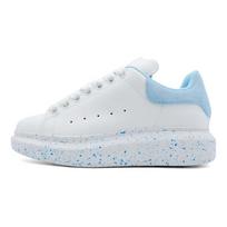 Alexander McQueen Larry Oversized Low Top Sneakers 'White Sky Blue' Women's 708068WICG78973 35 white