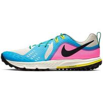 Nike Air Zoom Wildhorse 5 Šviesiai medžio rudos spalvos vyriški sportbačiai Rudo, juodo, mėlyno, ryškiai oranžinio derinio AQ2222-100 43 blue