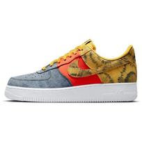 Nike Air Force 1 07 LV8 Tamsiai siera Dažyti raštais Vyriški sportbačiai Geltoni Tamsiai siera Komandiniai oranžiniai CZ0337-700 40