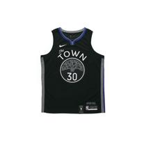 Nike NBA City Edition marškinėliai, Stephen Curry #30, 2019-2020, Warriors krepšinio liemenė vyrams, juodi viršutiniai drabužiai AV4638-014 S gray