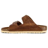 Birkenstock  Arizona Big Buckle Oiled Leather Narrow Cognac Women Sneakers Brown 1011073 38