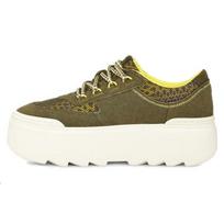 UGG Woven Trendy Lace-Up Low-Top Platform Shoes Women sneakers Olive-Green 1136842-BTOL 40 brown