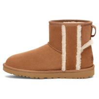 UGG Classic Mini Round Toe Short Snow Boots Women boots Chestnut 1153473-CHE 36 beige
