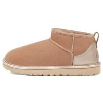 UGG Classic Ultra Mini Sheepskin Warm Durable Simple Comfortable Ankle Snow Boots Women boots Beech 1123634-BCHW 39 brown