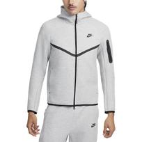 Nike Tech Windrunner Atsitiktinis Mados Paprastas Striukė su Gobtuvu Vyriškos Striukės Tamsiai Pilka Juoda HV0950-063 XXL white