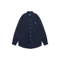 Polo Ralph Lauren FW21 Logo Embroidered Button-Down Collar Long Sleeve Shirt Men shirts Dark-Blue 710654408-016 L