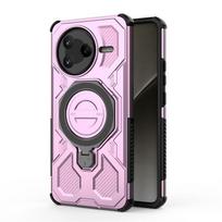 Prabangus magnetinis šarvuotas dėklas Xiaomi Poco F7 Pro Dėklai Xiaomi Poco F7 Pro F7 Ultra Dangtelis PC Magsafe Belaidžio įkrovimo dangtelis Poco F7 black