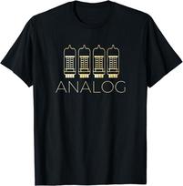 Retro Style Audiophile, Analog Tube Amp Music Gifts T-Shirt Size S-5XL Unisex T-Shirt S