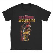 Genuine  Deadpool & Wolverine T-Shirt Men's And Women's Cotton Fashion T-Shirt Short Sleeve Clothing SummerJacket S juoda