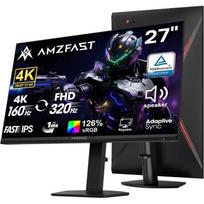 Amzfast AMZG27F6U 27-inch Dual Mode 4K/FHD Fast IPS Gaming PC Monitor