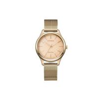 Citizen Eco-Drive Madingas kvarcinis laikrodis Moteriški laikrodžiai Auksinis EM0503-83X Regular Watch Box,Rose Gold Watch Dial beige