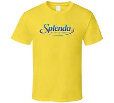 Splenda Sweetener Funny Sugar Halloween T Shirt 2XL yellow