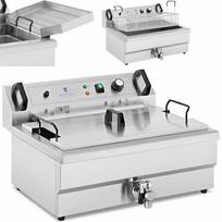 Žuvies ir traškučių spurgų gruzdintuvė su nupilimo padėklu 3000 W 16 L 230 V