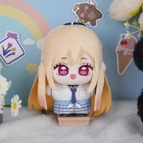 Anime My Dress Up Darling Pliušinė Lėlė Pakabukas 10cm Kitagawa Marin Pliušinis Žaislas Gerbėjų Kolekcija Dovana Dekoracija Kitagawa Marin Cosplay 10cm gray