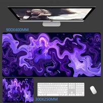 1PC Large Mouse Pads For Desk, Gaming Mouse Pad, Mouse Pad with Stitched Edges and Non-Slip Rubber Base, Extended Mouse Pad 30cmx80cm(11.8x31.5inch) purple
