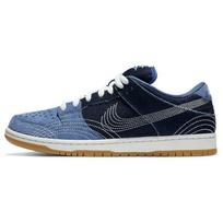 Nike Dunk Low Pro PRM SB Sashiko Pack Unisex Sneakers Blue Mystic-Navy Gum-Light-Brown CV0316-400 36 black