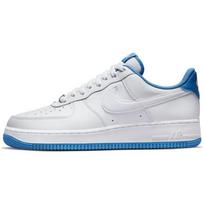 Nike Air Force 1 07 Balti Šviesiai Foto Mėlyni Vyriški Sportbačiai DR9867-101 42 white