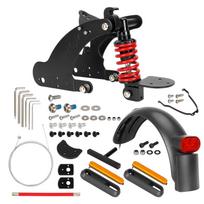 Black-Red Rear Suspension for Xiaomi Electric Scooter 4 Pro Rear Suspension for Xiaomi 4 pro Scooter Rear Shock Absorber juoda