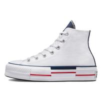 Converse  Chuck Taylor All Star Lift Platform High Retro Denim Women Sneakers White Red Obsidian A03961C 35 white