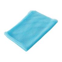 African Exfoliating Mesh Sponge Bath Towel Dual-Sided Exfoliation Gentle Face Body Silky Smooth Skin Towel geltona