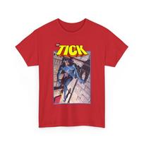 The Tick T-Shirt Mens Womens Tees Top - Ben Edlund Creation - Popular 1980s Superhero S red