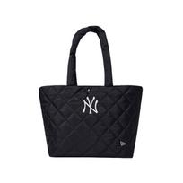 New Era X MLB Bendradarbiavimas New York Yankees Dygsniuota Pirkinių Krepšio Serija Didelės Talpos Deimantinio Rašto Audinys Pečių Krepšys Unisex pirkinių krepšiai 60424604 Black black