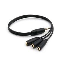 Aux kelių ausinių ausinių garso skirstytuvo adapteris, 3,5 mm lizdo šakotuvo skirstytuvo laidas onesize