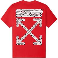 OFF WHITE Ss20 T Shirts Men's Crew Neck Moderate Heavyweight OMAA038S201850032088 M